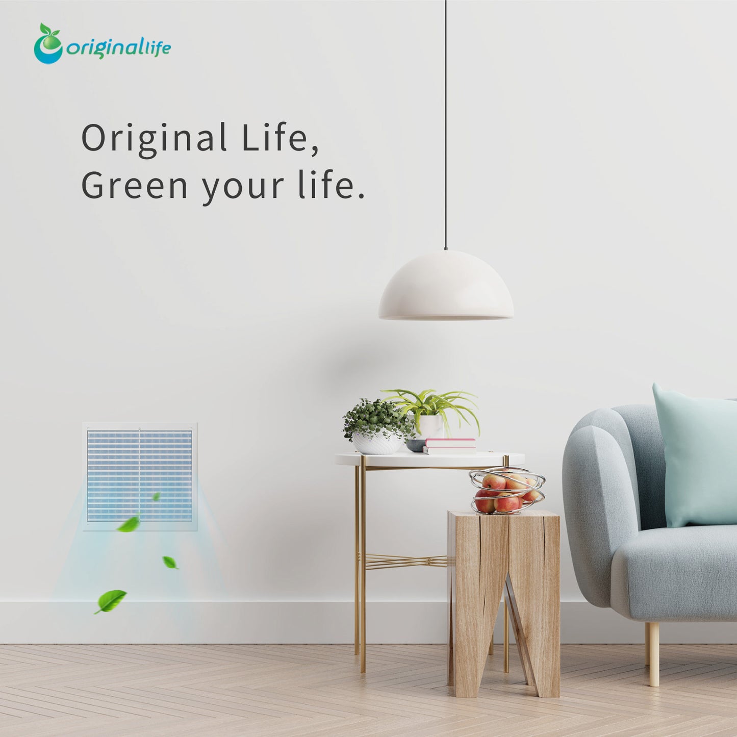 Originallife Washable Reusable HVAC | AC | Air Conditioner | Furnace Air Filter Replacement 10x20x1 MERV 8, 2-pack