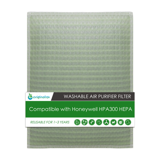 Originallife Washable HPA300 Pre Filter Replacement for Honeywell HPA300 HEPA Air Purifiers