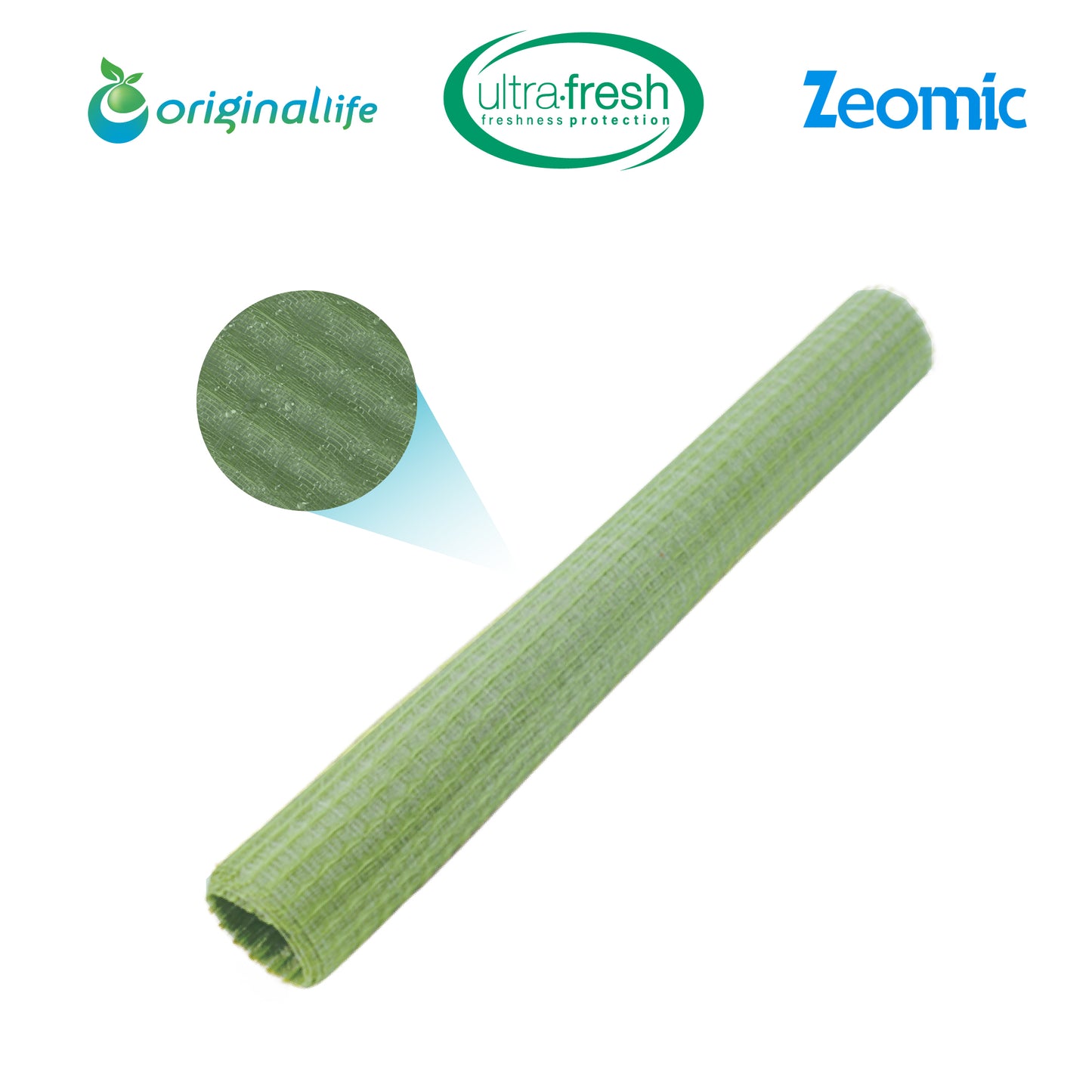 Originallife Green Eco Mat DIY Air-Conditioning A/C Filter - Washable Reusable Extra Protection Against Bacteria, Mold, Odors (Green) (57X57 cm)